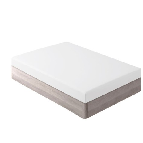 Sábanas Bajeras Ajustables blancas especiales  hostelería  modelo Premium  50/50 pol-alg (144 Hilos) cama