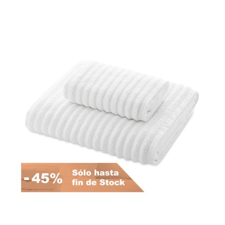 Toalla blanca 100% Algodón 600gr especial hostelería modelo mónaco